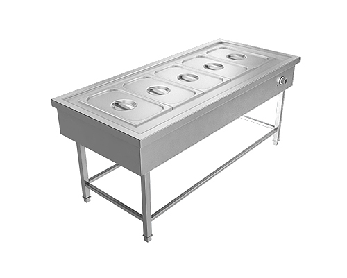 五格保溫售飯臺 尺寸:1800x800x800mm